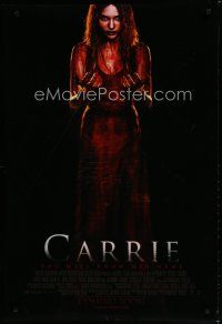 7f119 CARRIE advance DS 1sh '13 different image of bloody Chloe Grace Moretz in the title role!