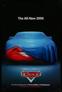 7f120 CARS teaser DS 1sh '06 Walt Disney animated automobile racing, the all-new 2006!