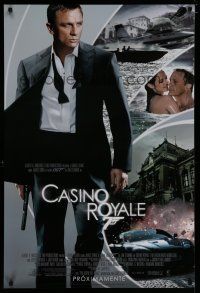 7f122 CASINO ROYALE Spanish/U.S. advance DS 1sh '06 Daniel Craig as James Bond & sexy Eva Green!
