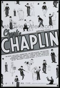 7f125 CHARLIE CHAPLIN 1sh '00s wacky artwork images of classic comedian!