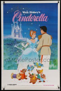 7f133 CINDERELLA 1sh R81 Walt Disney classic romantic musical fantasy cartoon!