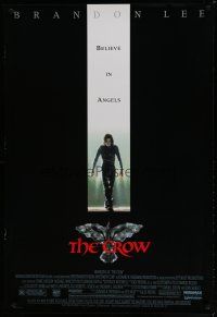 7f156 CROW 1sh '94 great full length image of Brandon Lee in his final movie!