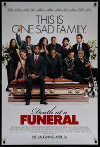 7f183 DEATH AT A FUNERAL advance DS 1sh '10 James Marsden, Peter Dinklage, one sad family!
