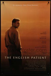 7f229 ENGLISH PATIENT 1sh '96 Ralph Fiennes, Best Picture winner directed by Anthony Minghella!