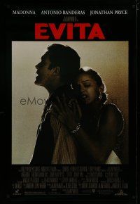 7f233 EVITA 1sh '96 Madonna as Eva Peron, Antonio Banderas, Alan Parker, Oliver Stone