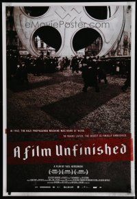 7f251 FILM UNFINISHED 1sh '10 Nazi propaganda machine's lies exposed!