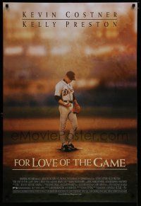 7f262 FOR LOVE OF THE GAME int'l DS 1sh '99 Sam Raimi, image of baseball pitcher Kevin Costner!