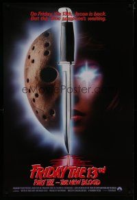 7f272 FRIDAY THE 13th PART VII int'l 1sh '88 Jason is back, but someone's waiting, slasher horror!