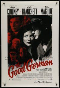 7f305 GOOD GERMAN advance DS 1sh '06 Steven Soderbergh directed, Clooney & pretty Cate Blanchett!