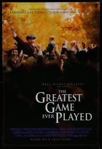 7f314 GREATEST GAME EVER PLAYED DS 1sh '05 directed by Bill Paxton, Shia Labeouf, golf!