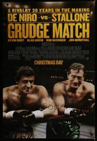 7f319 GRUDGE MATCH advance DS 1sh '13 Robert De Niro & Sylvester Stallone in boxing ring!