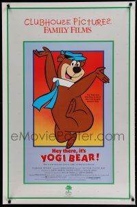 7f344 HEY THERE IT'S YOGI BEAR 1sh R86 Hanna-Barbera, Yogi's first full-length feature!