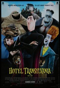 7f357 HOTEL TRANSYLVANIA advance DS 1sh '12 where monsters go to get away from it all!
