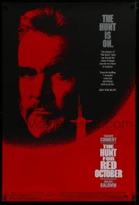 7f369 HUNT FOR RED OCTOBER int'l 1sh '90 Russian military submarine captain Sean Connery!
