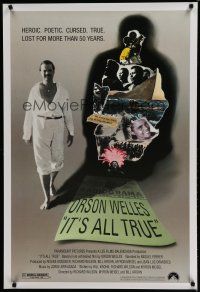 7f393 IT'S ALL TRUE 1sh '93 unfinished Orson Welles work, lost for more than 50 years!