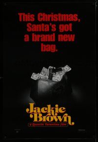 7f405 JACKIE BROWN teaser 1sh '97 Quentin Tarantino, Santa's got a brand new bag!
