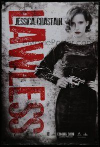 7f441 LAWLESS teaser DS 1sh '12 cool image of sexy Jessica Chastain w/gun!