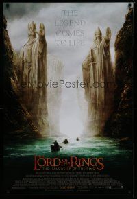 7f467 LORD OF THE RINGS: THE FELLOWSHIP OF THE RING advance 1sh '01 J.R.R. Tolkien, Argonath!