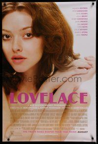 7f477 LOVELACE advance DS 1sh '13 pretty Amanda Seyfried in title role as Linda Lovelace!