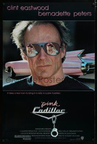 7f592 PINK CADILLAC 1sh '89 Clint Eastwood is a real man wearing really cool shades!