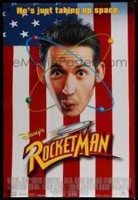 7f662 ROCKETMAN DS 1sh '97 wacky close-up of Harland Williams, he's just taking up space!