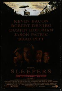 7f707 SLEEPERS DS 1sh '96 Robert De Niro, Dustin Hoffman, Jason Patric, Brad Pitt!