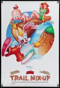 7f781 TRAIL MIX-UP DS 1sh '93 cartoon art Roger Rabbit, Baby Herman