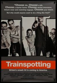 7f783 TRAINSPOTTING 1sh '96 heroin drug addict Ewan McGregor, directed by Danny Boyle!