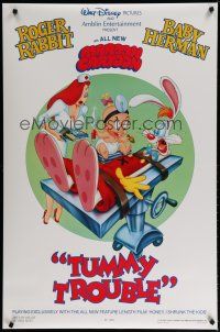 7f789 TUMMY TROUBLE DS 1sh '89 Roger Rabbit & sexy Jessica with doctor Baby Herman!