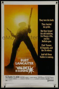 7f800 VALDEZ IS COMING 1sh '71 Burt Lancaster, written by Elmore Leonard!