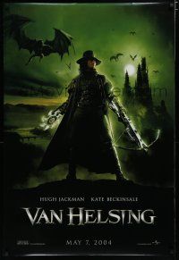 7f803 VAN HELSING teaser DS 1sh '04 cool image of monster hunter Hugh Jackman!