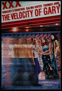 7f804 VELOCITY OF GARY 1sh '98 Vincent D'Onofrio & sexy Salma Hayek!
