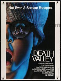7g300 DEATH VALLEY 30x40 '82 Paul Le Mat, Catherine Hicks, cool horror artwork!