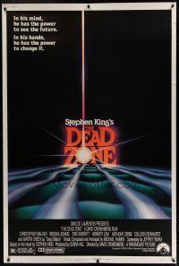 7g129 DEAD ZONE 40x60 '83 David Cronenberg, Stephen King, he has the power to see the future!