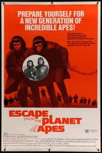7g131 ESCAPE FROM THE PLANET OF THE APES style B 40x60 '71 prepare yourself for a new generation!