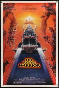7g153 MAD MAX 2: THE ROAD WARRIOR 40x60 '82 Mel Gibson returns as Mad Max, art by Commander!