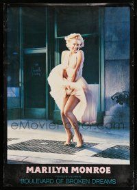 7g061 MARILYN MONROE commercial poster '88 wonderful Helnwein art of sexy actress in classic pose!