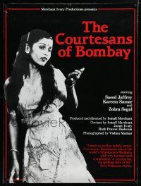 7g208 COURTESANS OF BOMBAY 1sh '83 Ismail Merchant, James Ivory, Saeed Jaffrey, Zohra Segal!