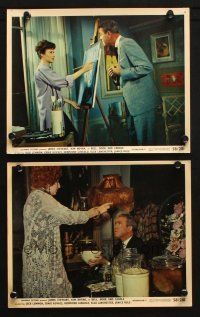 7h279 BELL, BOOK & CANDLE 2 color 8x10 stills '58 James Stewart, with Rule and Gingold!