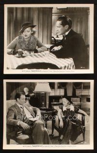 7h913 DANGEROUS 2 8x10 stills '35 cool images of alcoholic actress Bette Davis with Franchot Tone!