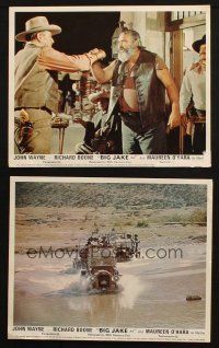 7h280 BIG JAKE 2 color English FOH LCs '71 fighting John Wayne,\ with gun, cool car images!