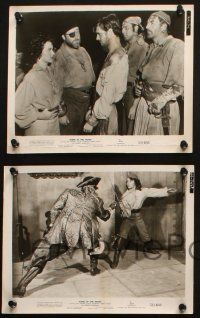 7h715 ANNE OF THE INDIES 5 8x10 stills '52 cool images with pirate queen Jean Peters, Jourdan!
