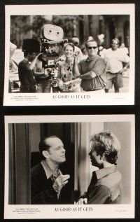7h349 AS GOOD AS IT GETS 19 8x10 stills '98 Jack Nicholson, Helen Hunt, Greg Kinnear, cool candids!