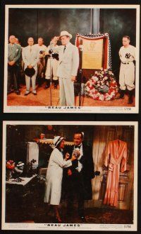 7h041 BEAU JAMES 10 color 8x10 stills '57 Bob Hope as New York City Mayor Jimmy Walker!