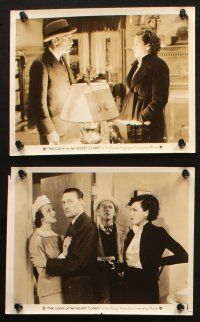 7h616 CASE OF THE VELVET CLAWS 7 8x10 stills '36 Warren William as Perry Mason, Claire Dodd!
