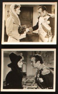 7h542 CONQUEST 8 8x10 stills '37 Greta Garbo as Marie Walewska with Charles Boyer as Napoleon!