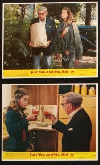 7h096 JUST YOU & ME, KID 8 8x10 mini LCs '79 great images of George Burns & young Brooke Shields!