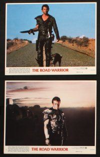 7h098 MAD MAX 2: THE ROAD WARRIOR 8 8x10 mini LCs '81 George Miller, Mel Gibson returns as Mad Max!