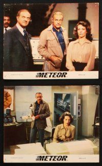 7h232 METEOR 7 8x10 mini LCs '79 Sean Connery, Karl Malden & Natalie Wood!