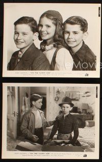 7h866 ON THE SUNNY SIDE 3 8x10 stills '42 cool images of young Roddy McDowall!